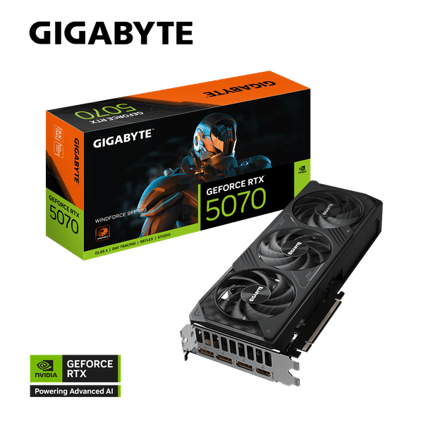 Grafična kartica GIGABYTE GeForce RTX 5070 WINDFORCE SFF