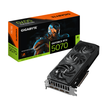 Gigabyte GeForce RTX 5070 WINDFORCE SFF 12G grafička kartica, 12GB GDDR7 (GV-N5070WF3-12GD)