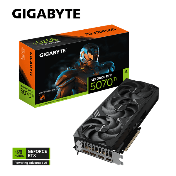Grafična kartica GIGABYTE GeForce RTX 5070 Ti WINDFORCE SFF