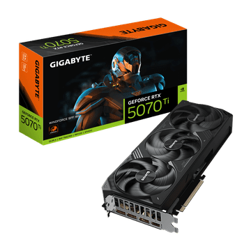 Gigabyte GeForce RTX 5070 Ti WINDFORCE SFF 16G grafička kartica, 16GB GDDR7 (GV-N507TWF3-16GD)