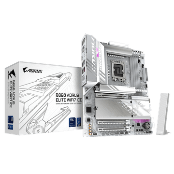 Gigabyte B860 AORUS ELITE WIFI7 ICE matična ploča, LGA1851, ATX, DDR5, WiFi7
