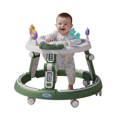 Tavalax 360° podesiva dječja hodalica s AI glazbenom igraćom pločom i tihim kotačima