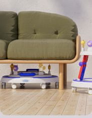 Tavalax 360° podesiva dječja hodalica s AI glazbenom igraćom pločom i tihim kotačima