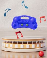 Tavalax 360° podesiva dječja hodalica s AI glazbenom igraćom pločom i tihim kotačima