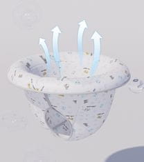 Tavalax 360° podesiva dječja hodalica s AI glazbenom igraćom pločom i tihim kotačima