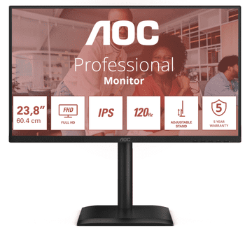 AOC 24E4U monitor, 60,5 cm (23,8), FHD, IPS, 120 Hz
