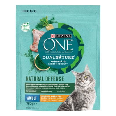 DualNature® Adult suha hrana za odrasle mačke, s piščancem, 8x750g