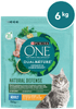 Purina ONE DualNature® Adult suha hrana za odrasle mačke, s piletinom, 8 x 750 g