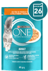 Purina ONE ADULT mokra hrana za odrasle mačke, mini fileti s piletinom i zelenim grahom, 26x85g