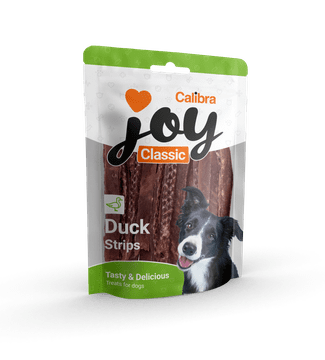 Calibra Joy Klasični trakice od patke, poslastica za pse, 500 g