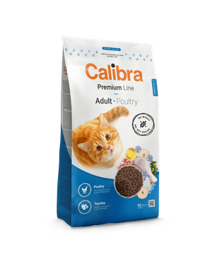 Calibra Premium suha hrana za odrasle mačke i perad, 10 kg