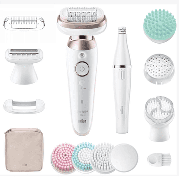 Braun Silk‑épil 9 9‑580 Flex 3D SkinSpa, bijelo‑zlatni, Epilator
