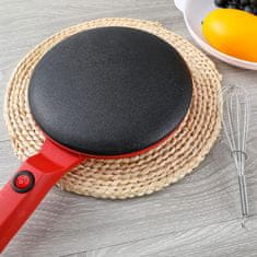 HOME & MARKER® Tava za palačinke promjera 20 cm, prijenosna non-stick palačinkarka za doručak i tortilje | CREPEMASTER