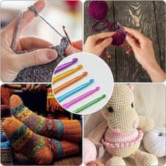 HOME & MARKER® Profesionalni set za pletenje i heklanje, igle i kukice s priborom za ručni rad | KNITPRO