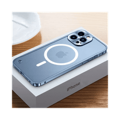 Symfony Metalni magnetski MagSafe pokrov za Apple iPhone 11, plava