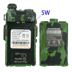 Baofeng UV-5R 5W, radio stanica, maskirna boja