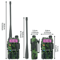 Baofeng UV-5R 8W, CAMO, Voki-toki 