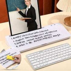 HOME & MARKER® Stolna ploča za pisanje s pretincem – držač za tablet i telefon, marker, desktop organizator | DESKNOTE