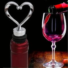 HOME & MARKER® Vinski čep za bocu – vakuumski, hermetički, metalni, očuvanje svježine vina | CORKLOCK