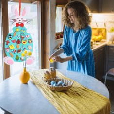 JOJOY® Uskrsni kreativni set za djecu – DIY dekoracije, edukativna igra, 17 filcanih ukrasa | BUNNYSTER