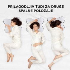 Vitapur MemoSilver Butterfly jastuk za spavanje, 45x54cm