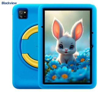 Blackview TAB 60 Pro Kids tablet, 25,6 cm, 4G LTE, 4 GB + 128 GB, olovka, plava