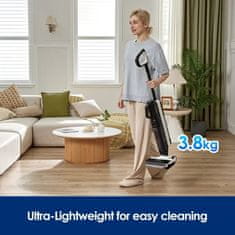 Tineco FLOOR ONE S5 Combo Power Kit, bežični usisavač i perač 5-u-1, iLoop senzor, crni