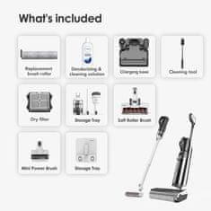 Tineco FLOOR ONE S5 Combo Power Kit, bežični usisavač i perač 5-u-1, iLoop senzor, crni