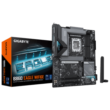 Gigabyte Matična ploča B860 EAGLE WIFI6E, DDR5, WiFi 6E, LGA1851, ATX