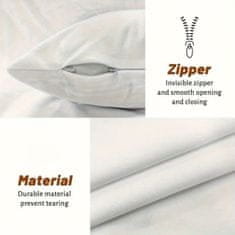 Netscroll Božićne navlake za jastuke, 45x45 cm, mekana tkanina, set od 4 komada s motivima snjegovića, soba i Djeda Božićnjaka, za blagdansko uređenje, CutePillows