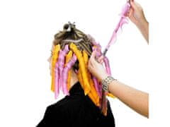 BestDeals Magični maxi set za prirodno kovrčanje kose, spiralni uvijači.