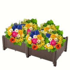 HOME & MARKER® Vrtnarski zaboj za uzgoj biljaka, mini kutija za povrće i začine, samostojeća | BOTANITKO