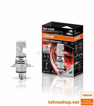 Osram LED ŽARULJE NIGHT BREAKER SPEED 450 H4 64193DWNBSP-1HB 12V P43t 1HB