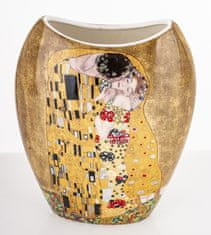 Porculanska vaza - Klimtov poljubac dekor