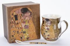 Šalica sa žlicom s dekorom Gustava Klimta Poljubac