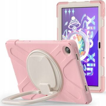 Nikcorp Izdržljiva zaštitna maska za iPad 10.2" (2019-2021) s ručkom i postoljem, otporna na udarce, roza