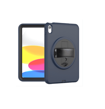 Nikcorp Izdržljiva zaštitna maska za iPad 10.2 (2019-2021) otporna na udarce s postoljem i držačem za olovku, tamnoplava