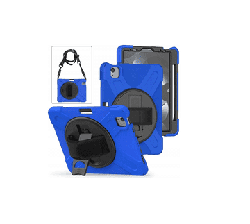 Nikcorp Oklopna maska za iPad Pro 11" 2020/2018 s rotirajućim stalkom i naramenicom, plava