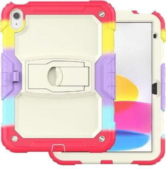 Nikcorp Izdržljiva zaštitna maska za tablet iPad Pro 11 i Air 4/5 10.9 s ugrađenim postoljem, višebojna