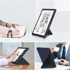 Nikcorp Preklopna futrola za tablet Samsung Galaxy Tab A7 Lite 8.7 (T220/T225), tamnoplava, tanka zaštitna maska sa stalkom