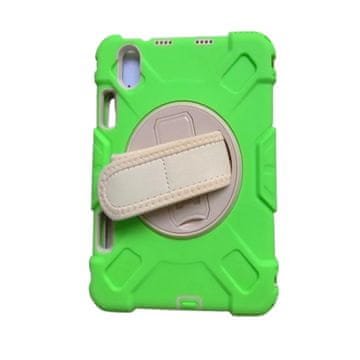 Nikcorp Zaštitna maska za iPad Mini 6 8,3" sa stalkom i naramenicom, silikonska, otporna na udarce, zelena