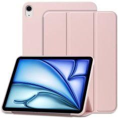 Nikcorp Izdržljiva magnetska maska za iPad Mini 6 s držačem za olovku i stalkom, automatsko buđenje/spavanje, roza