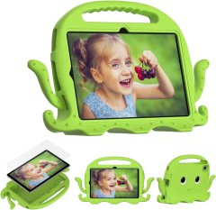 Nikcorp Dječja zaštitna maska za iPad Pro/Air 3 10.5 u obliku hobotnice zelena | Futrola od TPU pjene za tablet