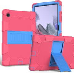 Nikcorp Izdržljiva zaštitna maska za Samsung Galaxy Tab A7 10.4" s ugrađenim postoljem, otporna na udarce, roza