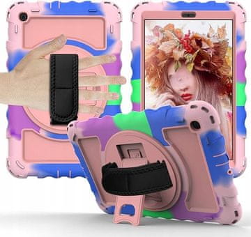 Nikcorp Okretna zaštitna maska za iPad Pro 9.7 (2017/2018) i Air 2 s rotirajućim stalkom od 360° i trakom za ruku