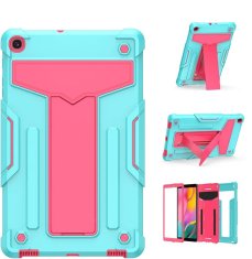 Nikcorp Hibridna zaštitna maska za Samsung Galaxy Tab A 8.0 (2019) T290 sa stalkom, otporna na udarce, zeleno-ružičasta