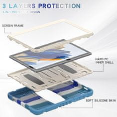 Nikcorp Izdržljiva zaštitna maska za iPad 6/Air 2 9.7" s ugrađenim postoljem, otporna na udarce, plava