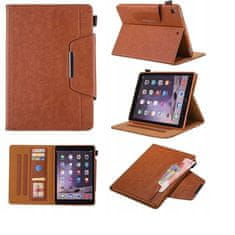 Nikcorp Elegantna smeđa preklopna futrola za iPad Mini 6 (2021) 8,3" s džepom za kartice i funkcijom stalka