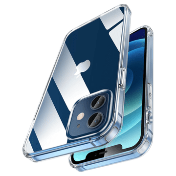 Nikcorp Prozirna zaštitna maska za iPhone 12 / 12 Pro, otporna na udarce s pojačanim rubovima i zračnim jastucima