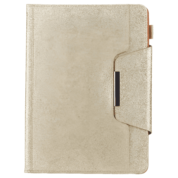 Nikcorp Preklopna zaštitna maska za iPad 10.2 (2021/20/19), svjetlucava zlatna futrola s funkcijom stalka i magnetskim zatvaranjem